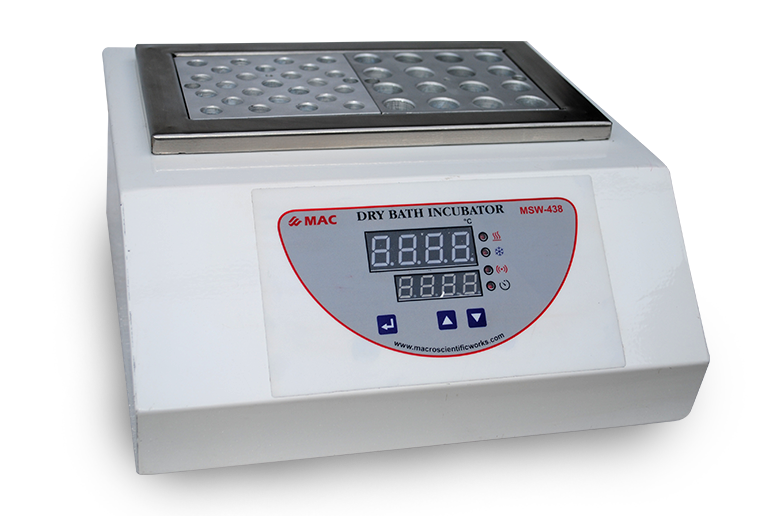 DRY BATH INCUBATOR (HEATING BLOCK INCUBATOR) “SPEC” MSW-438(SAD)